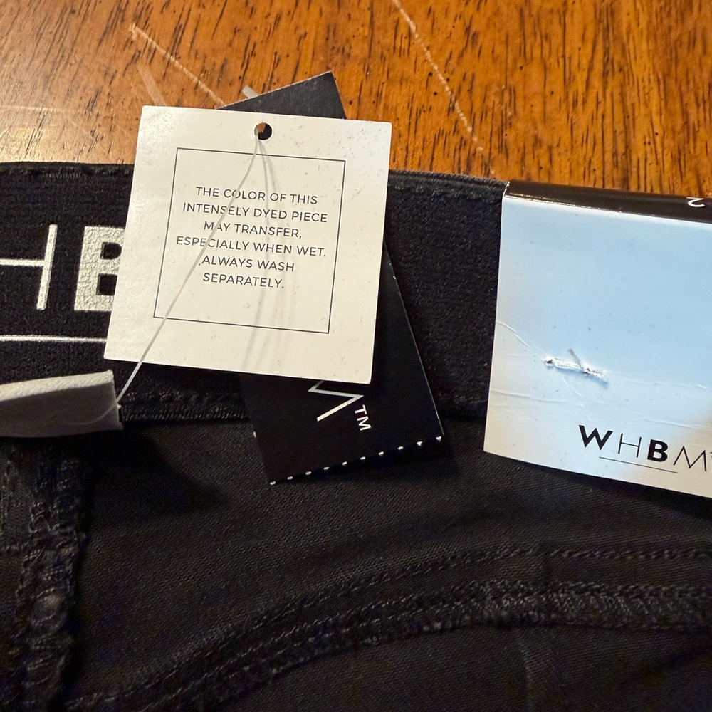 White House, Black market, high-rise skinny Women's Denim in black   size 2  NWT - Picture 6 of 14